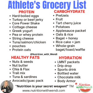 Fueling the XC/Track and Field Student Athlete_Athlete Grocery List